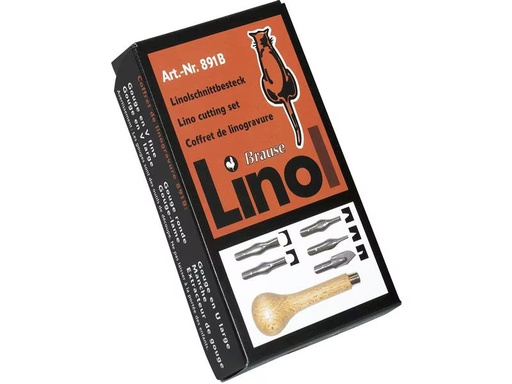 [90274897 1500948] Clairefontaine Stempel Zubehör Linolschneider-Set Motiv: Ohne Motiv