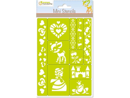 [90274911 1500873] Avenue Mandarine Schablone Mini 15.4 x 25.7 cm, Märchen