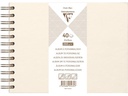 Clairefontaine Notizbuch DIY 21 x 16 cm, Blanko, Elfenbein