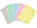 Oxford Gummibandmappe A4, Pastellfarben assortiert