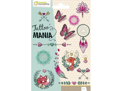 [90274991 1500879] Avenue Mandarine Tattoo Set Tattoo Mania Bohême