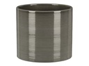 scheurich Blumentopf Glass 28 cm, Grau