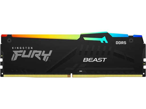 [90275160 1509462] Kingston DDR5-RAM FURY Beast RGB 6000 MHz 1x 8 GB