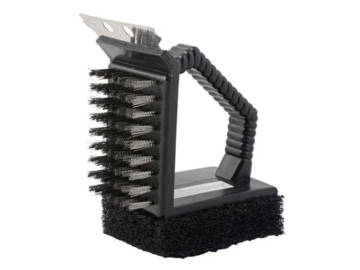 [90275177 1500330] Dangrill Grillbürste 3 in 1, Schwarz