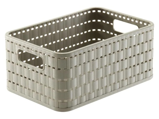 [90047022 513888] Rotho Aufbewahrungskorb Country 23.7 x 15.8 x 10.8 cm, Beige