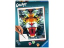 Ravensburger Malen nach Zahlen CreArt: Polygon Tiger