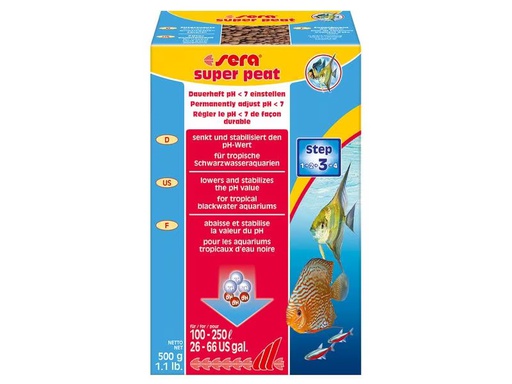 [90275307 1479171] sera Filterzubehör Schwarztorf-Granulat, 500 g