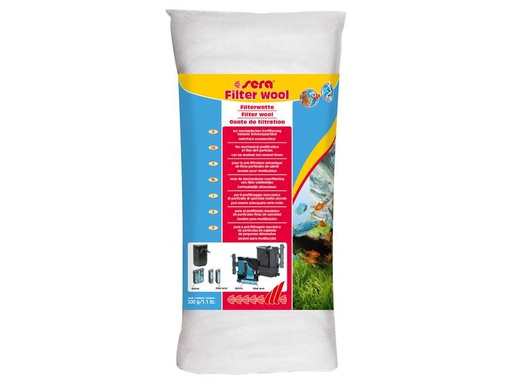 [90275410 1479106] sera Filterzubehör Filterwatte, 500 g