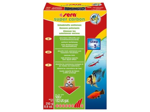 [90275428 1479178] sera Filterzubehör Super Carbon, 250 g