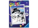 Ravensburger Malen nach Zahlen CreArt: Cute Huskies