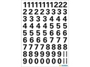 Herma Stickers Zahlensticker Zahlen 0 - 9, 10, 1 Blatt