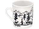 Heidi Cheese Line Kaffeetasse Cut 120 ml, 1 Stück, Weiss