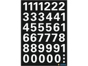 Herma Stickers Zahlensticker Zahlen 0 - 9, 15, 1 Blatt