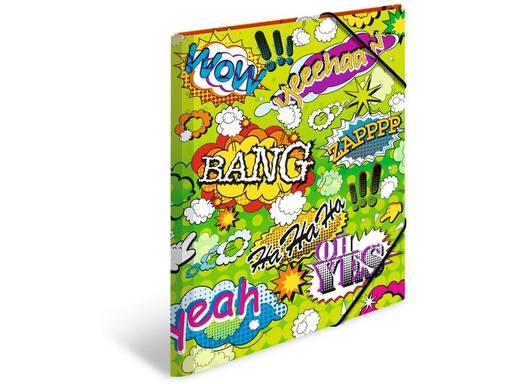 [90275730 1503273] HERMA Gummibandmappe A3 Comics, Polypropylen, mit Innendruck