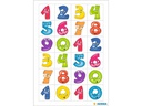 Herma Stickers Zahlensticker Lustige Zahlen 0 - 9, 20 x 50, 2 Blatt