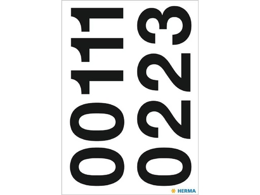 [90275780 1503340] Herma Stickers Zahlensticker Zahlen 0-9, 2 Blatt