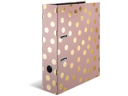 [90275793 1503294] HERMA Ordner Dots A4 7 cm, Altrosa