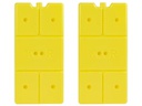 KOOR Kühlelement Arctico L, Doppelpack Giallo