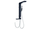 diaqua® Duschpaneel Linus Aluminium Schwarz