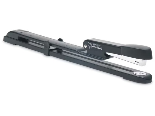 [90275945 1485093] Rapesco Heftgerät Germ-Savvy Marlin Langarm 25 Seiten, Schwarz