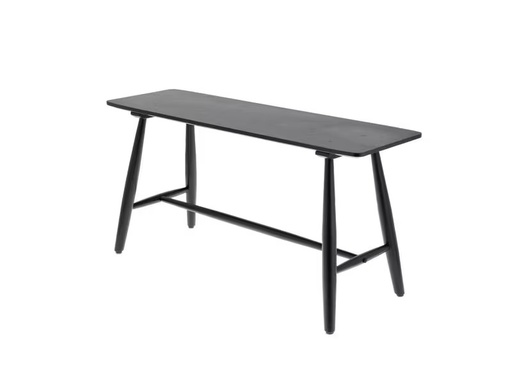 [90276103 1511903] Villa Collection Bank Bast 90 x 45 cm, Schwarz