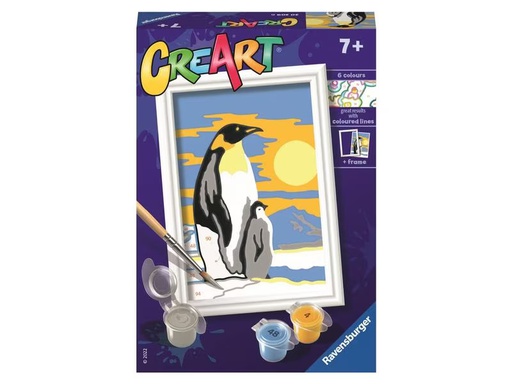 [90276110 1487906] Ravensburger Malset CreArt: Penguin Family