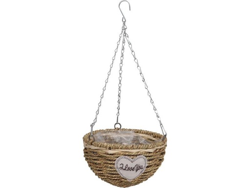 [90276121 1405974] Dameco Pflanzentopf zum Hängen 11 cm, Nature