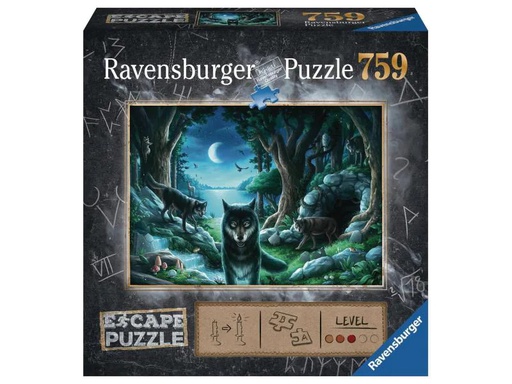 [90047111 1017686] Ravensburger Puzzle Escape 7: Curse of the Wolves