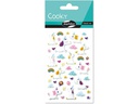 Clairefontaine Motivsticker 3D Cooky Einhörner 1 Bogen