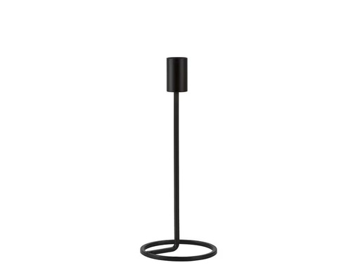 [90276264 1511904] Villa Collection Kerzenständer Amat 23.5 cm, Schwarz
