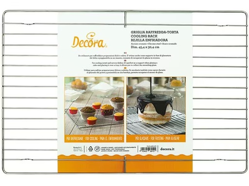 [90276369 1509611] Decora Abkühlgitter mit lockerem Geflecht Eckig
