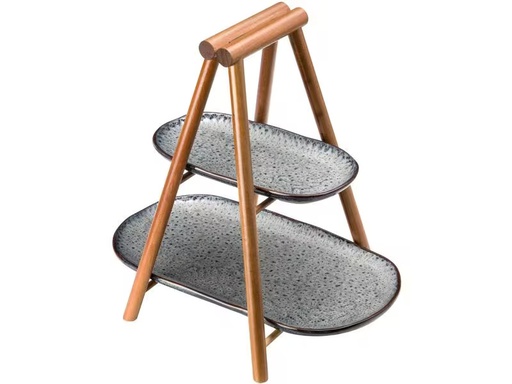 [90276383 1506144] Leonardo Etagere Matera Grau
