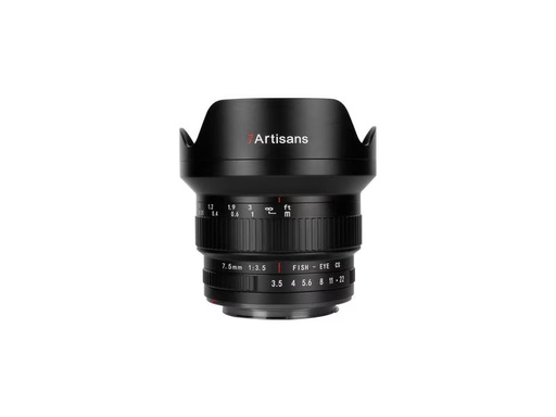 [90276427 1509930] 7Artisans Festbrennweite 7.5mm F/3.5 Ultra Wide APS-C – Canon EF
