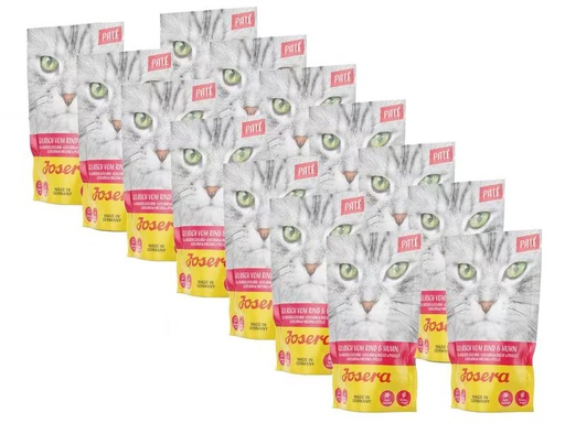 [90276443 1121846] Josera Nassfutter Paté Gulasch vom Rind &amp; Huhn, 16 x 85 g