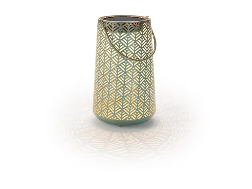 [90276465 1503437] STT Laterne Solar Antic Sofia, Ø 20 cm, Aqua
