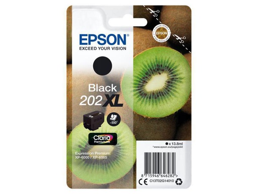 [90004694 724241] Epson Tinte 202 XL / C13T02G14010 Black