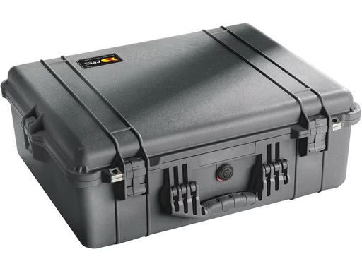 [90276673 1483965] Peli Schutzkoffer 1600 mit Schaumstoffeinlage, Schwarz