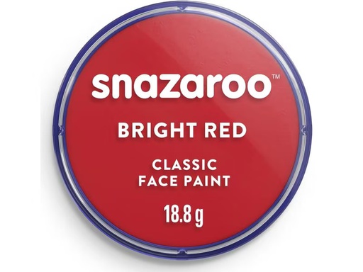[90276679 1501874] Snazaroo Schminkfarbe Blister 18 ml, Leuchtrot