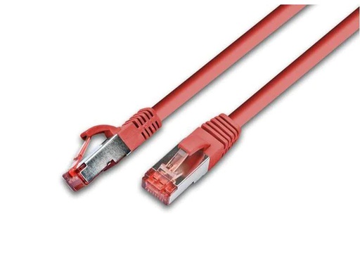 [90047172 149714] Wirewin Patchkabel RJ-45 - RJ-45, Cat 6, S/FTP, 0.25 m, Rot