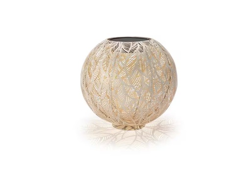 [90276855 1503454] STT Windlicht Solar Antic Ball Julia, Ø 30 cm, Alt Weiss