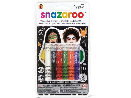 [90276873 1501869] Snazaroo Zubehör Schminkstifte Halloween, 6 Stück
