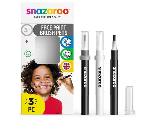 [90276881 1501894] Snazaroo Zubehör Pinselstift Set 5 Schwarz/Weiss