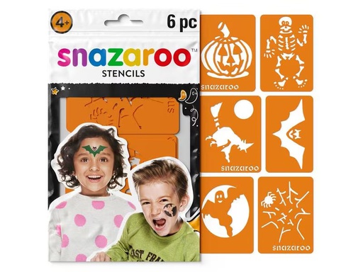 [90276897 1501860] Snazaroo Zubehör Schablonen Halloween, 6 Stück
