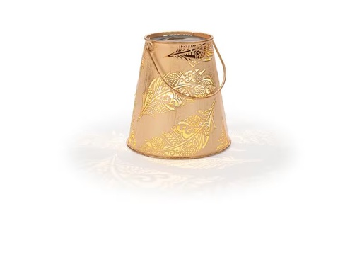 [90276899 1503429] STT Laterne Solar Antic Feather, Ø 15 cm, Sand