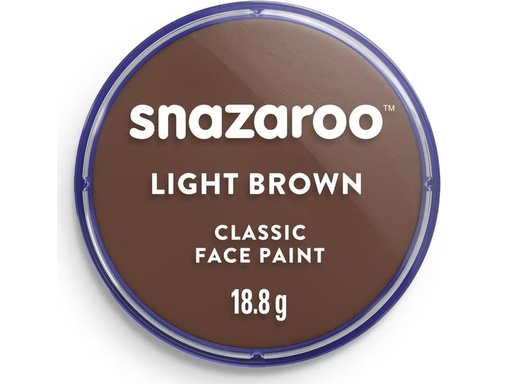 [90276919 1501886] Snazaroo Schminkfarbe Blister 18 ml, Hellbraun