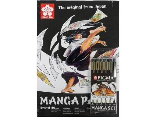 [90276940 1502511] Sakura Zeichenblock Set Manga A4
