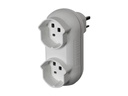 STEFFEN Mehrfachstecker Strong 2x T25, Weiss