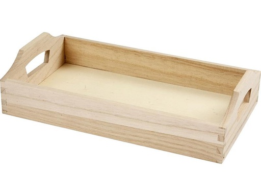 [90277050 1502232] Creativ Company Holzartikel Tablett 30 x 17 x 5 cm