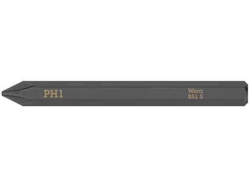 [90277065 1492805] Wera Bit 851 S Kreuzschlitz Phillips PH1, 1-teilig