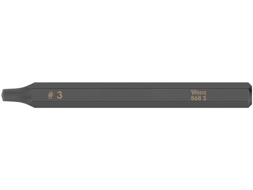 [90277070 1492799] Wera Bit 868 S Innenvierkant Nr.3, 1-teilig